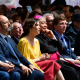 La presidenta de la Comunidad de Madrid, Isabel Díaz Ayuso y el alcalde de Madrid, José Luis Martínez Almeida, durante la entrega de las Grandes Cruces de la Orden del Dos de Mayo Óscar Ortiz - Europa Press