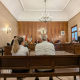 Los dos sanitarios acusados, este miércoles en la Audiencia Provincial de Baleares. EUROPA PRESS