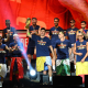 Los jugadores de la selección durante la celebración del Mundial en Cibeles, a 20 de julio de 2026, en Madrid ÓSCAR ORTIZ / EUROPA PRESS