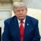 El presidente de Estados Unidos, Donald J. Trump, durante su reunión con el presidente de la República del Líbano, Joseph Aoun, en el Despacho Oval de la Casa Blanca, en Washington Aaron Schwartz - Pool via CNP / Zuma Press / Europ