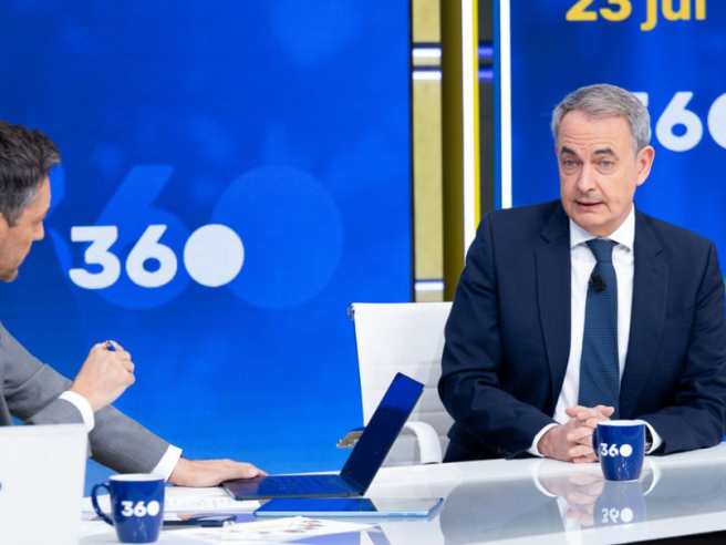 José Luis Rodriguez Zapatero en un momento de la entrevista concedida a Mañaneros, en TVE. Foto: DEMÓCRATA. José Luis Rodriguez Zapatero en un momento de la entrevista concedida a Mañaneros, en TVE. Foto: DEMÓCRATA.