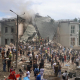 Imagen de archivo de un ataque ruso sobre la ciudad ucraniana de Sloviansk. Europa Press/Contacto/Aleksandr Gusev