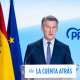 El presidente del Partido Popular, Alberto Núñez Feijóo, comparece ante los medios para hacer balance del curso político, en la sede nacional del PP, a 22 de julio de 2026, en Madrid (España).  César Vallejo Rodríguez - Europa Press