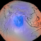 Modelo del geoide utilizado por la NASA para representar el campo gravitatorio terrestre. NASA.