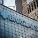FILED - 16 September 2023, US, New York: The Barclays Bank logo seen in Manhattan. Photo: Michael Kappeler/dpa Michael Kappeler/dpa