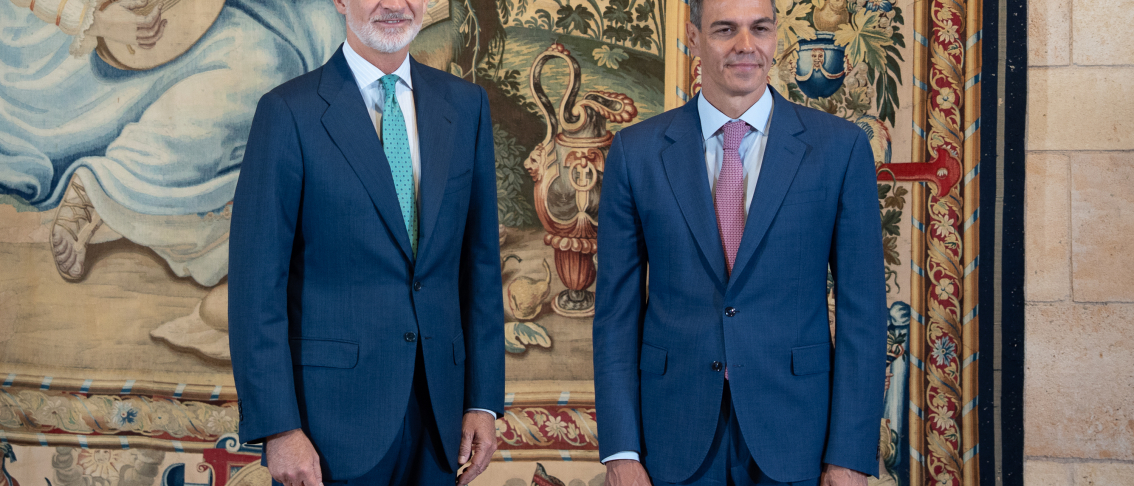 El Rey Felipe VI durante un despacho con el presidente del Gobierno, Pedro Sánchez, en el Palacio Real de la Almudaina, a 29 de julio de 2026, en Palma de Mallorca, Baleares (España) | Europa Press El Rey Felipe VI durante un despacho con el presidente del Gobierno, Pedro Sánchez, en el Palacio Real de la Almudaina, a 29 de julio de 2026, en Palma de Mallorca, Baleares (España) | Europa Press
