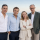 Los líderes europeos no pasan las vacaciones del mismo modo. Los hay que optan por las residencias oficiales, como es el caso de Pedro Sánchez o el presidente galo, Macron, frente al dirigente alemán y o la mandataria italiana. Ilustración: DEMÓCRATA.  
