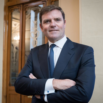 El consejero delegado de Bolsas y Mercados Españoles (BME), Juan Flames. Diego Radamés - Europa Press