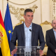 El presidente del Gobierno, Pedro Sánchez, en Ceuta. IVÁN ZAMBRANO - EUROPA PRESS