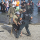 Decenas de migrantes intentan cruzar a España desde Marruecos, a 31 de julio de 2026, en Ceuta (España). Marcos Moreno - Europa Press