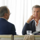 El presidente del PP, Alberto Núéz Feijóo, junto a Juan Jesús Vivas, presidente de Ceuta, a 1 de agosto de 2026, en Ceuta (España). Foto: Tarek PP