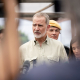 El Rey Felipe VI durante la visita a los evacuados por el incendio de la sierra oeste, en el polideportivo La Chopera, a 26 de julio de 2026, en Villamanta, Madrid (España).  A. Pérez Meca - Europa Press