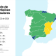 Mapa del estado de los embalses España reserva hídrica española