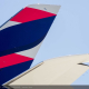 Cola de un avión de la chilena Latam Airlines. LATAM AIRLINES