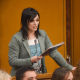 La diputada, alcaldesa de Ripoll (Girona) y presidenta de Aliança Catalana, Silvia Orriols, durante una sesión de control al Govern Alberto Paredes - Europa Press