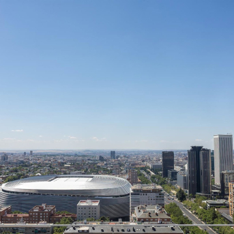 Vista panorámica del estadio Santiago Bernabéu del Real Madrid Club de Fútbol con la Torre Picasso al fondo, a 4 de agosto de 2026, en Madrid (España). Ricardo Rubio - Europa Press Vista panorámica del estadio Santiago Bernabéu del Real Madrid Club de Fútbol con la Torre Picasso al fondo, a 4 de agosto de 2026, en Madrid (España). Ricardo Rubio - Europa Press