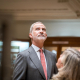 El Rey Felipe VI (c), durante la visita institucional realizada con motivo de los cien años de historia del espacio expositivo, en la sede del Instituto Geológico y Minero de España, a 28 de mayo de 2026, en Madrid (España).  Diego Radamés - Europa Press