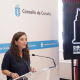 La alcaldesa de A Coruña, Inés Rey, en una rueda de prensa AYUNTAMIENTO DE A CORUÑA