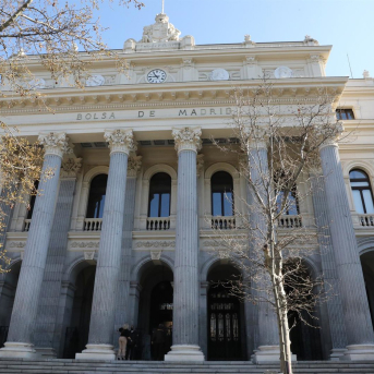 Exterior del Palacio de la Bolsa de Madrid Marta Fernández Jara - Europa Press