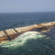 Un petrolero de la 'flota fantasma' de Rusia encallado frente a las costas de Omán AMBREY