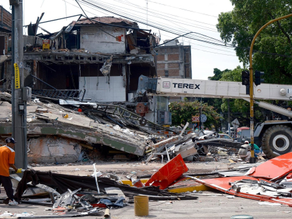 Edificios y locales colapsados en Cali, Valle del Cauca, tras el terremoto de 7.4 registrado el 10 de agosto en Colombia Europa Press/Contacto/Martin Steven Angel