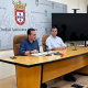 El Líder De Vox En Ceuta, Juan Sergio Redondo, En Una Rueda De Prensa Junto Al Diputado Nacional Alberto Rodríguez Almeida VOX CEUTA