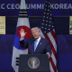 El presidente de Estados Unidos, Donald Trump, durante la cumbre de la APEC en Corea del Sur, en octubre de 2025  Europa Press/Contacto/Apec2025korea