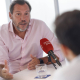 El ministro de Transportes y Movilidad Sostenible, Óscar Puente, en una entrevista con Europa Press en la Casa Mediterráneo en Alicante. ROBER SOLSONA / EUROPA PRESS