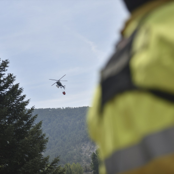 La situación general de los incendios foretales mejora en España el 18 agosto. Verónica Lacasa / Europa Press