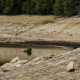 El pantano de Santa Fe seco, en el parque natural del Montseny, a 19 de septiembre de 2023, en Fogás de Monclús, Barcelona, Catalunya (España).  Alberto Paredes - Europa Press