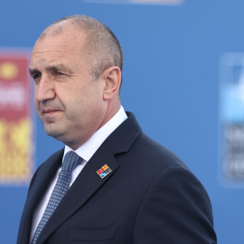 El presidente de Bulgaria, Rumen Radev. E. Parra. POOL / Europa Press.