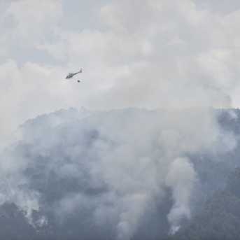 El de Las Hurdes es el incendio que más preocupa en España. Verónica Lacasa / Europa Press