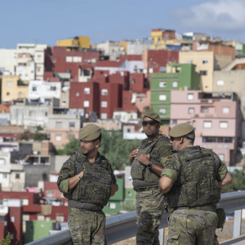 Militares por las calles de Ceuta, a 20 de agosto de 2026, en Ceuta (España). Marcos Moreno - Europa Press Militares por las calles de Ceuta, a 20 de agosto de 2026, en Ceuta (España). Marcos Moreno - Europa Press