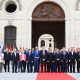 El presidente del Gobierno, Pedro Sánchez, participa en la reunión de trabajo de la Coalición de Voluntarios para Ucrania, en el Palacio del Elíseo, a 13 de julio de 2026, en París (Francia).  Pool Moncloa/Borja Puig de la Bellacasa