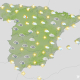 Este lunes se esperan tormentas en varios puntos de España. AEMET.