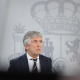 El ministro del Interior, Fernando Grande-Marlaska, durante la rueda de prensa tras el Consejo de Ministros, a 25 de agosto de 2026, en Madrid (España). Jesús Hellín - Europa Press