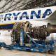 Un motor de un avión de Ryanair durante la inauguración del nuevo hangar de mantenimiento de Ryanair, en la Zona industrial de Barajas, a 18 de marzo de 2026, en Madrid (España). Diego Radamés - Europa Press