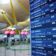 Panel informativo de salidas de vuelos en la zona de facturación de la Terminal 4 del Aeropuerto Adolfo Suárez Madrid-Barajas Jesús Hellín - Europa Press