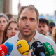 El coordinador de IU Andalucía, Toni Valero, atiende a los medios. Imagen de archivo. Francisco J. Olmo - Europa Press