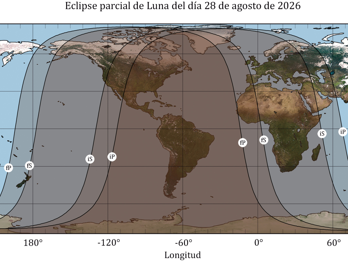 Eclipse parcial de luna del 28 de agosto en todo el mundo Eclipse parcial de luna del 28 de agosto en todo el mundo