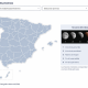 Mapa del eclipse lunar del 28 de agosto por provincias