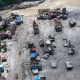 Una vista aérea muestra edificios sepultados por el barro y los escombros tras las inundaciones repentinas registradas en Devighat, en el municipio de Bidur, distrito de Nuwakot. Skanda Gautam/ZUMA Press Wire/dp / DPA