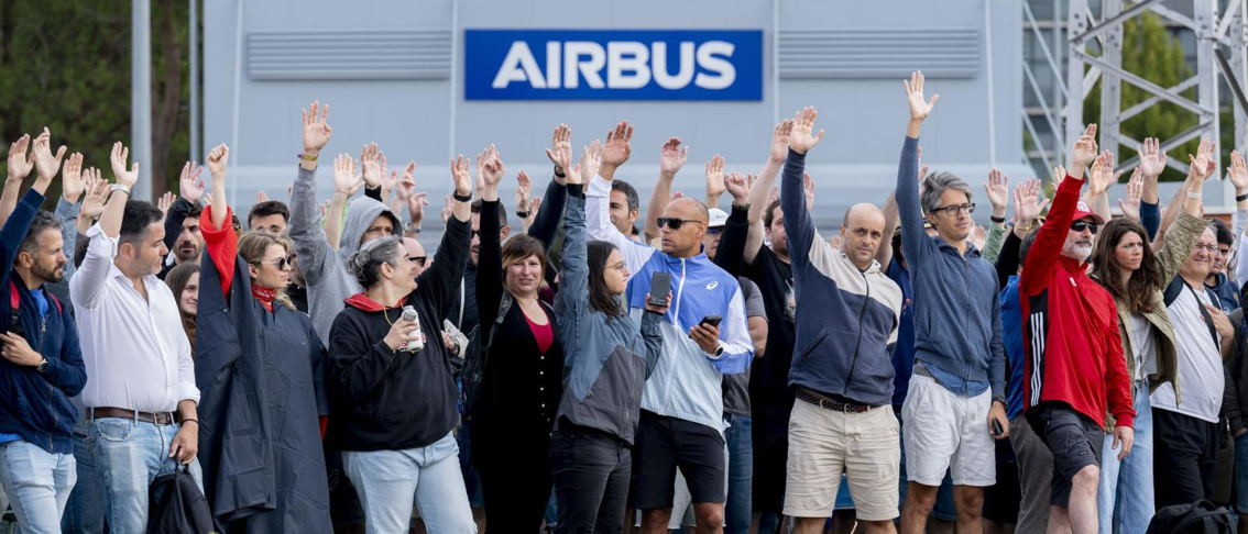 Varias personas durante la tercera jornada de huelga indefinida de empleados de Airbus, a 27 de agosto de 2026, en Getafe, Madrid (España). Alberto Ortega - Europa Press Varias personas durante la tercera jornada de huelga indefinida de empleados de Airbus, a 27 de agosto de 2026, en Getafe, Madrid (España). Alberto Ortega - Europa Press