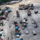 Nuwakot, Nepal: Imagen tomada con un dron de los destrozos ocasionados por las devastadoras inundaciones ocurridas el miércoles 26 de agosto. Skanda Gautam / Zuma Press / Europa Press / Contac