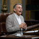 El diputado de Sumar Enrique Santiago interviene durante una sesión plenaria extraordinaria, en el Congreso de los Diputados, a 14 de julio de 2026, en Madrid (España).  Carlos Luján - Europa Press