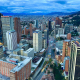 Vista del centro de Bogotá (Colombia) desde el mirador de la Torre Colpatria. ESTEBAN VARÓN CHALA