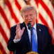 El presidente de EEUU, Donald J Trump, durante un acto en la Casa Blanca. Europa Press/Contacto/Samuel Corum - Pool via CNP