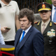 El presidente de Argentina, Javier Milei, durante el acto por los caídos en la guerra de las Islas Malvinas. Europa Press/Contacto/Delfina Corbera Pi