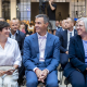 El presidente del Gobierno, Pedro Sánchez, acompañado por la ministra de Vivienda, Isabel Rodríguez | EuropaPress