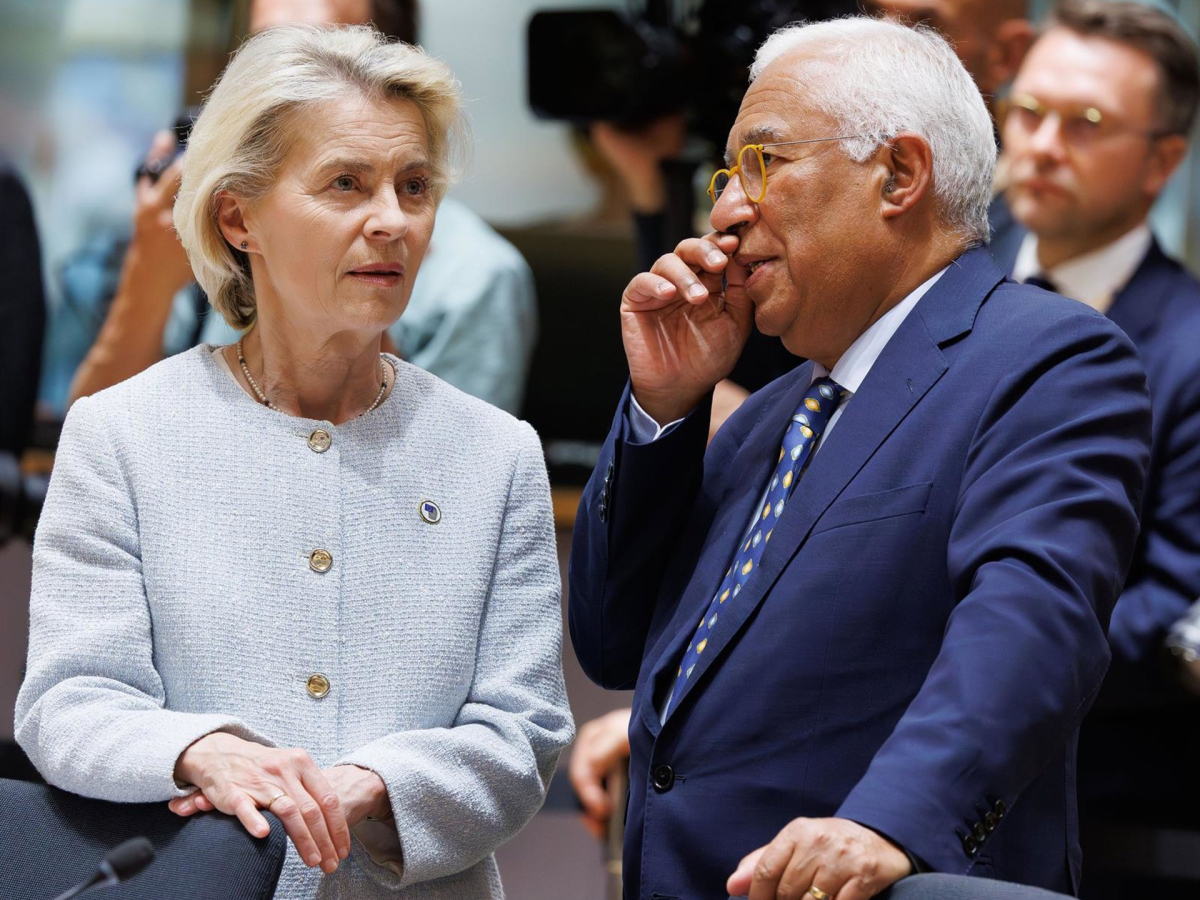 The President of the European Commission, Ursula von der Leyen, and the President of the European Council, António Costa. Benoit Doppagne / Zuma Press / Europa Press / Cont